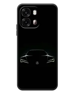 Чохол для OPPO A6s з картинкою «Mercedes — силует авто»