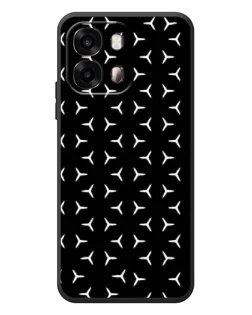 Чохол для OPPO A6s з картинкою «Mercedes паттерн зірок»