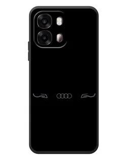 Чохол для OPPO A6s з картинкою «Audi — світловий підпис»