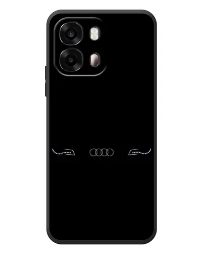 Чехол для OPPO A6s с картинкой «Audi — световой подпись»