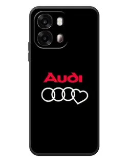 Чохол для OPPO A6s з картинкою «Логотип Audi Heart»