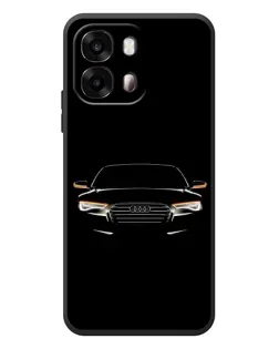 Чехол для OPPO A6s с картинкой «Audi — ночной контур»