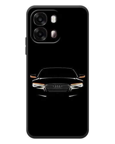 Чехол для OPPO A6s с картинкой «Audi — ночной контур»