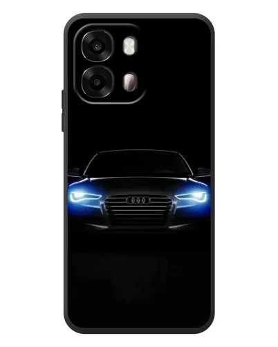 Чехол для OPPO A6s с картинкой «Audi в неоне»
