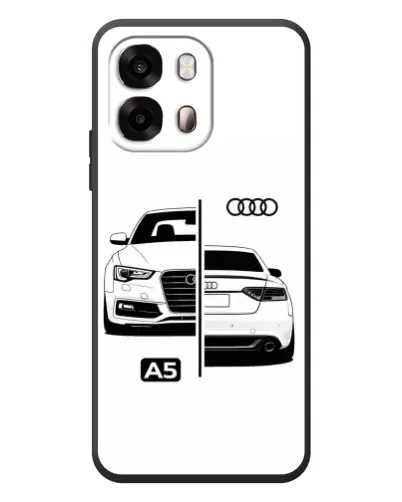 Чехол для OPPO A6s с картинкой «Audi — контрастный дизайн»