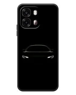 Чехол для OPPO A6s с картинкой «Взгляд Audi в темноте»