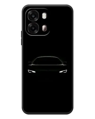 Чехол для OPPO A6s с картинкой «Взгляд Audi в темноте»