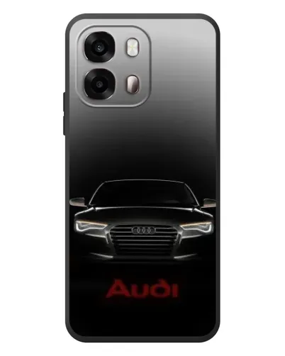 Чехол для OPPO A6s с картинкой «Audi — градиентный контур»