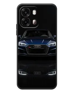 Чехол для OPPO A6s с картинкой «Audi — ночное отражение»