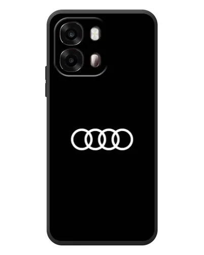 Чехол для OPPO A6s с картинкой «Audi White Logo»