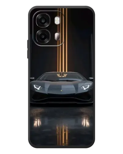 Чехол для OPPO A6s с картинкой «Lamborghini золотые линии» Чехол для OPPO A6s с картинкой «Lamborghini золотые линии»