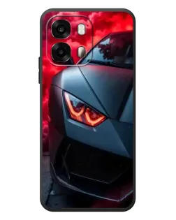 Чехол для OPPO A6s с картинкой «Lamborghini красное сияние»