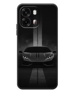 Чехол для OPPO A6s с картинкой «Lamborghini симметрия дорог»