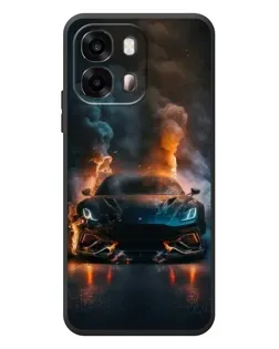 Чехол для OPPO A6s с картинкой «Lamborghini дымная эстетика»