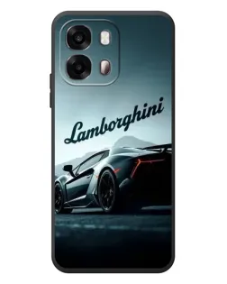 Чехол для OPPO A6s с картинкой «Классическая надпись Lamborghini»