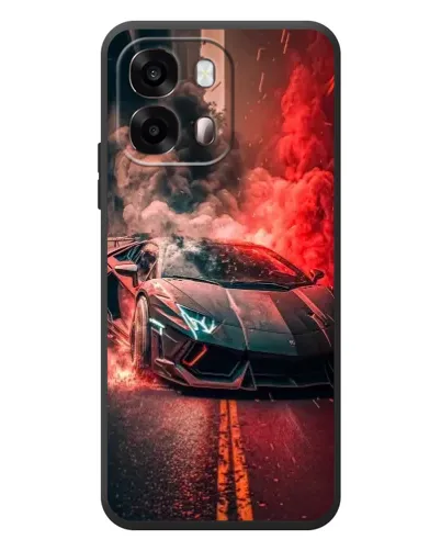 Чехол для OPPO A6s с картинкой «Lamborghini красный дым» Чехол для OPPO A6s с картинкой «Lamborghini красный дым»