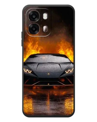 Чехол для OPPO A6s с картинкой «Lamborghini в огне» Чехол для OPPO A6s с картинкой «Lamborghini в огне»