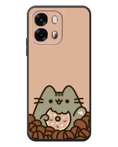 Чехол для OPPO A6s с картинкой «Кофейный Пушин» Чехол для OPPO A6s с картинкой «Кофейный Пушин»