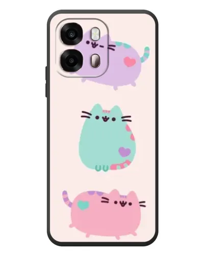 Чехол для OPPO A6s с картинкой «Pusheen трио» Чехол для OPPO A6s с картинкой «Pusheen трио»