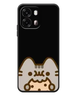 Чехол для OPPO A6s с картинкой «Пушин на черном»