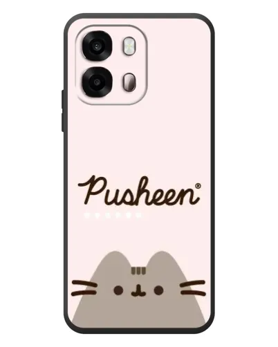 Чехол для OPPO A6s с картинкой «Pusheen логотип» Чехол для OPPO A6s с картинкой «Pusheen логотип»
