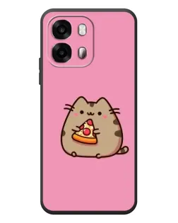 Чехол для OPPO A6s с картинкой «Пушин с пиццей»