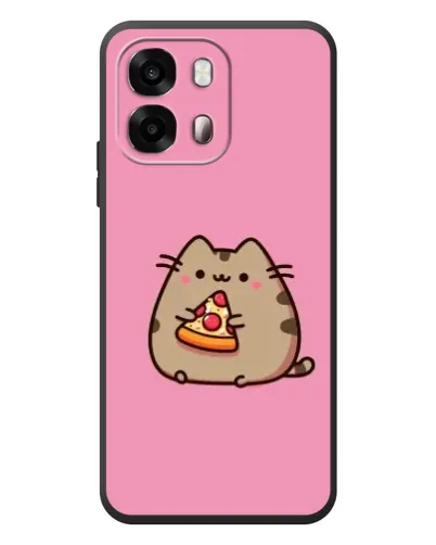 Чехол для OPPO A6s с картинкой «Пушин с пиццей» Чехол для OPPO A6s с картинкой «Пушин с пиццей»