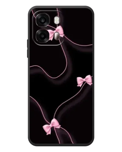 Чехол для OPPO A6s с картинкой «Розовые ленты»