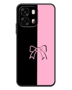 Чехол для OPPO A6s с картинкой «Половинки банта»
