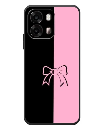 Чехол для OPPO A6s с картинкой «Половинки банта»