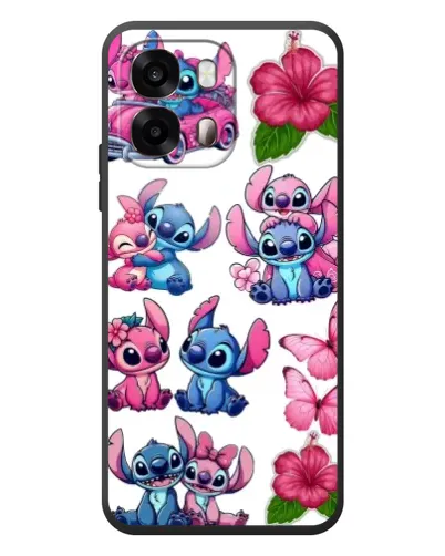 Чехол для OPPO A6s с картинкой «Стикеры Stitch и Angel» Чехол для OPPO A6s с картинкой «Стикеры Stitch и Angel»