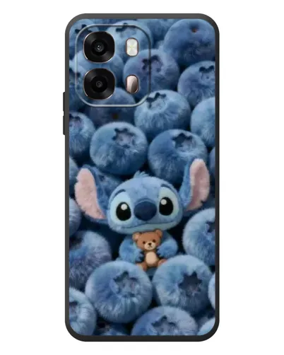 Чехол для OPPO A6s с картинкой «Стич и голубика» Чехол для OPPO A6s с картинкой «Стич и голубика»