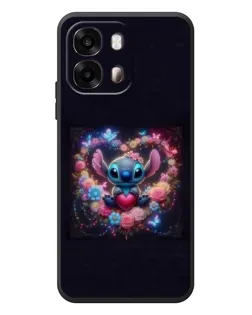 Чехол для OPPO A6s с картинкой «Stitch в цветах»
