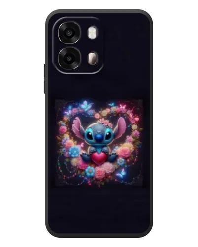 Чехол для OPPO A6s с картинкой «Stitch в цветах» Чехол для OPPO A6s с картинкой «Stitch в цветах»