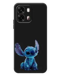 Чехол для OPPO A6s с картинкой «Стич на черном»