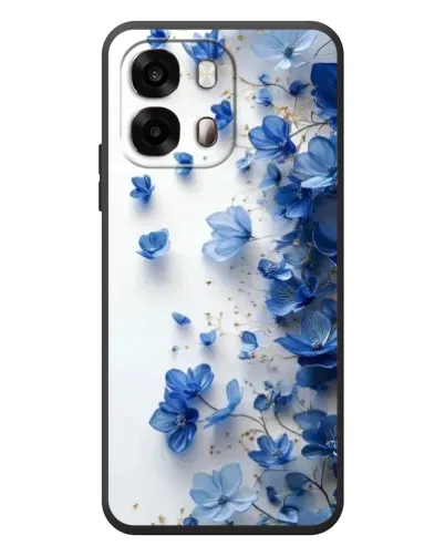 Чехол для OPPO A6s с картинкой «Голубой цветочный каскад» Чехол для OPPO A6s с картинкой «Голубой цветочный каскад»
