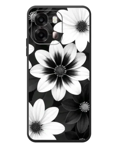 Чехол для OPPO A6s с картинкой «Монохромные астры» Чехол для OPPO A6s с картинкой «Монохромные астры»