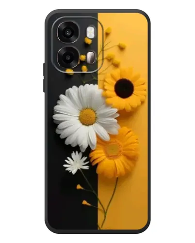 Чехол для OPPO A6s с картинкой «Подсолнух и ромашка» Чехол для OPPO A6s с картинкой «Подсолнух и ромашка»