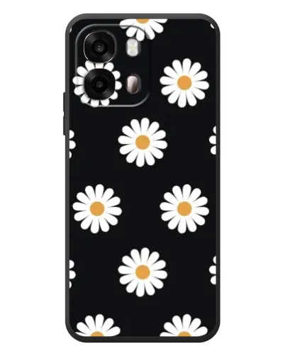 Чехол для OPPO A6s с картинкой «Ромашки на черном» Чехол для OPPO A6s с картинкой «Ромашки на черном»