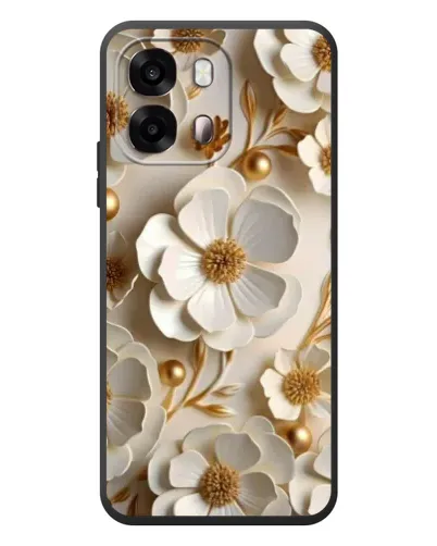 Чехол для OPPO A6s с картинкой «Белие бумажние цвети» Чехол для OPPO A6s с картинкой «Белие бумажние цвети»