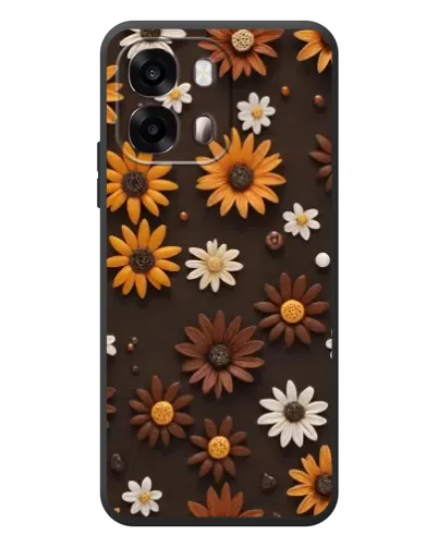 Чехол для OPPO A6s с картинкой «Узор из маленьких подсолнухов» Чехол для OPPO A6s с картинкой «Узор из маленьких подсолнухов»