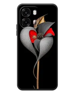 Чехол для OPPO A6s с картинкой «Серебряный фантазийный цветок»
