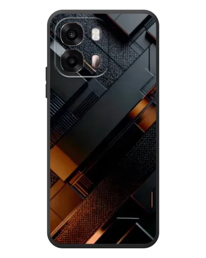 Чехол для OPPO A6s с картинкой «Черные геометрические блоки» Чехол для OPPO A6s с картинкой «Черные геометрические блоки»