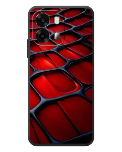 Чехол для OPPO A6s с картинкой «Красная глянцевая сетка» Чехол для OPPO A6s с картинкой «Красная глянцевая сетка»