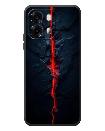 Чехол для OPPO A6s с картинкой «Kрасная лавовая трещина» Чехол для OPPO A6s с картинкой «Kрасная лавовая трещина»