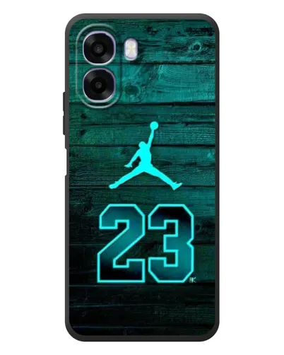 Чехол для OPPO A6x с картинкой «Jordan Cyan 23»