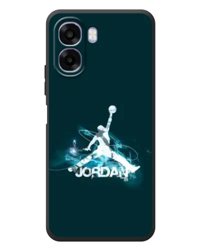 Чехол для OPPO A6x с картинкой «Jordan Blue Fire»