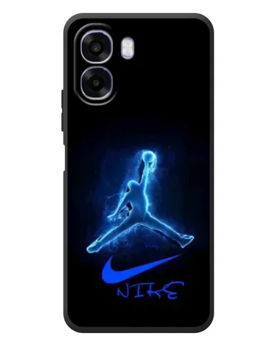 Чехол для OPPO A6x с картинкой «Jordan Neon Blue»