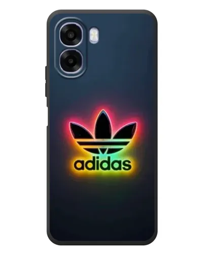 Чехол для OPPO A6x с картинкой «Неоновый Adidas»
