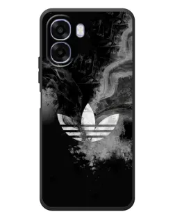 Чехол для OPPO A6x с картинкой «Абстрактный дым Adidas»